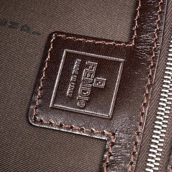 Fendi Brown Zucca Handbag - Picture 10 of 10